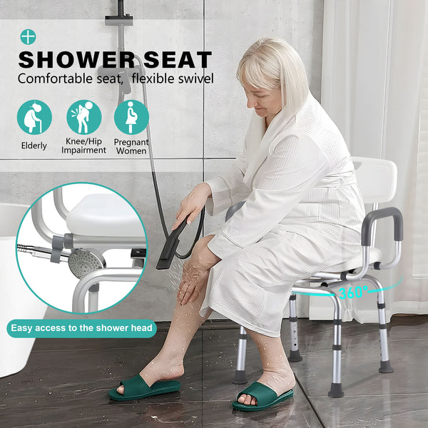 360° Shower Chair Swivel